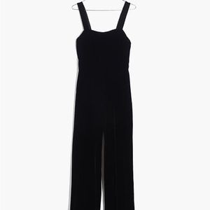 Madewell Velvet Wide-Leg Jumpsuit